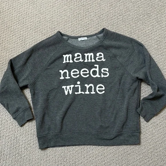 Grayson grey cozy sweatshirt - Picture 3 of 6